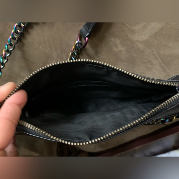 Rebecca Minkoff Mini MAC Oil Slick Iridescent Crossbody Shoulder Bag Purse EUC - Picture 12 of 16